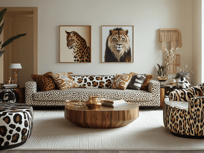 Trend zvířecích vzorů pro váš domov: Jak správně stylovat leopardí, zebří a další motivy